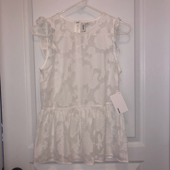 NWT Kensie sleeveless white top XS - Picture 2 of 5